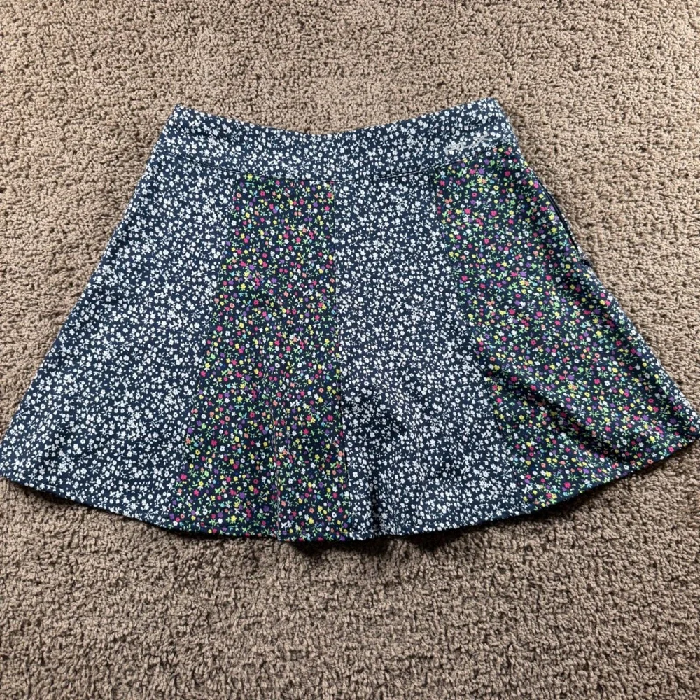 Ralph Lauren RLX Floral Golf Skort womens Medium tennis‎ athletic patchwork navy